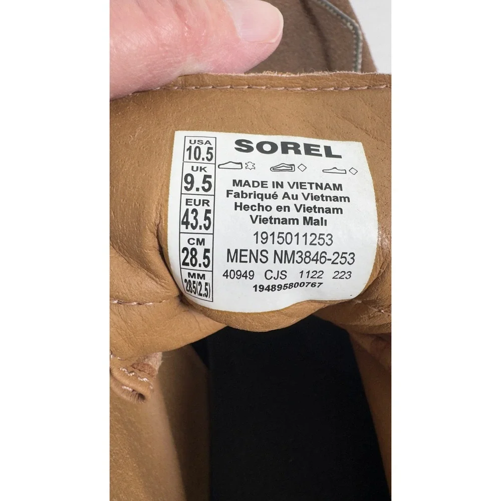 Sorel Madson II‎ Chukka Mens 10.5 Brown Waterproof Suede Boots